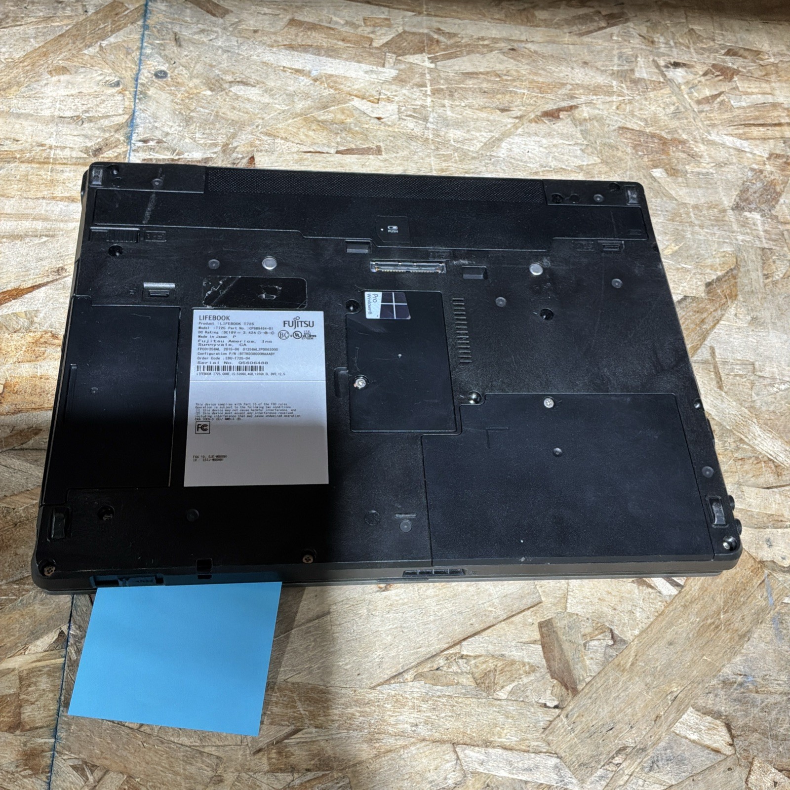 Fujitsu LIFEBOOK T725 12.5″ Laptop i5-5200U VPro 4GB RAM 500GB HD C483