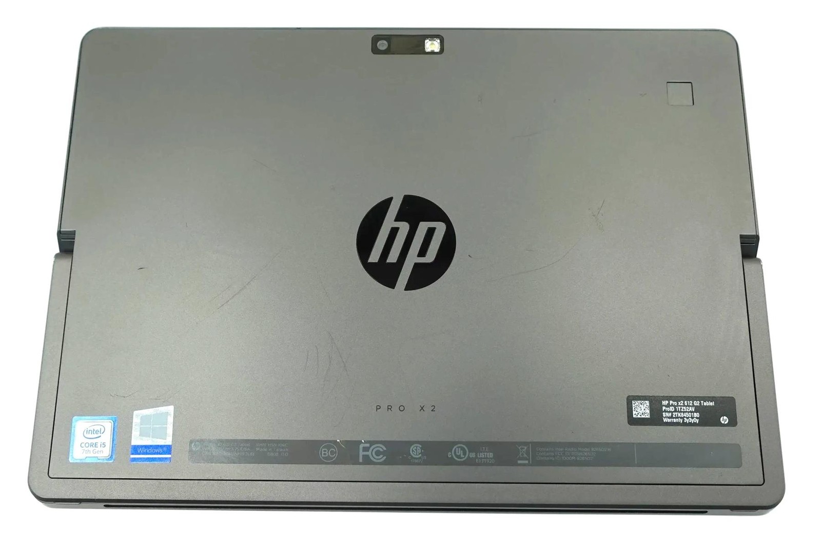 HP Pro X2 612 G2 Tablet Core i5-7Y54 1.20GHz 8GB 128GB SSD
