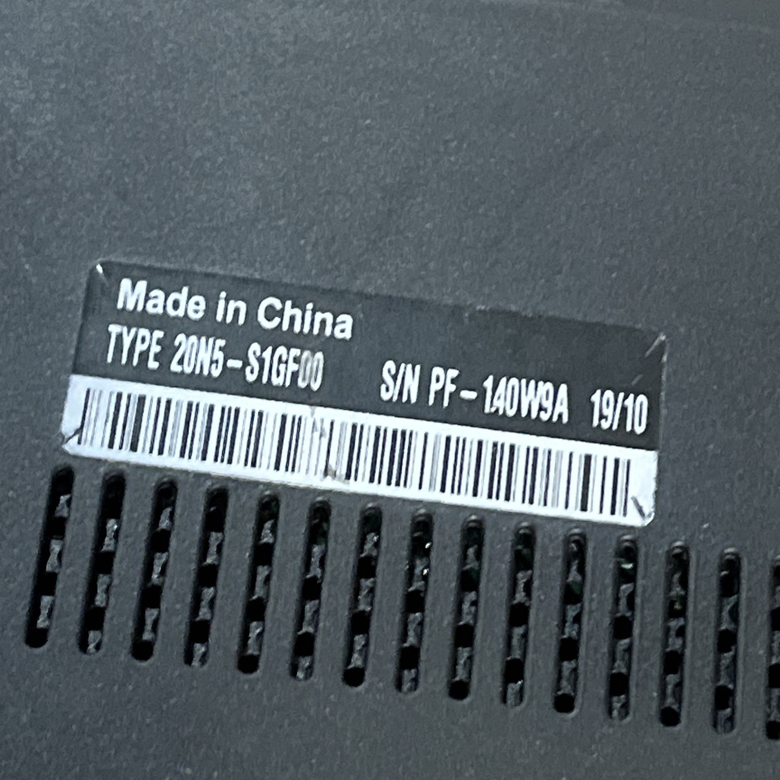 LENOVO THINKPAD T590 INTEL CORE I5 8TH GEN NO RAM NO HD