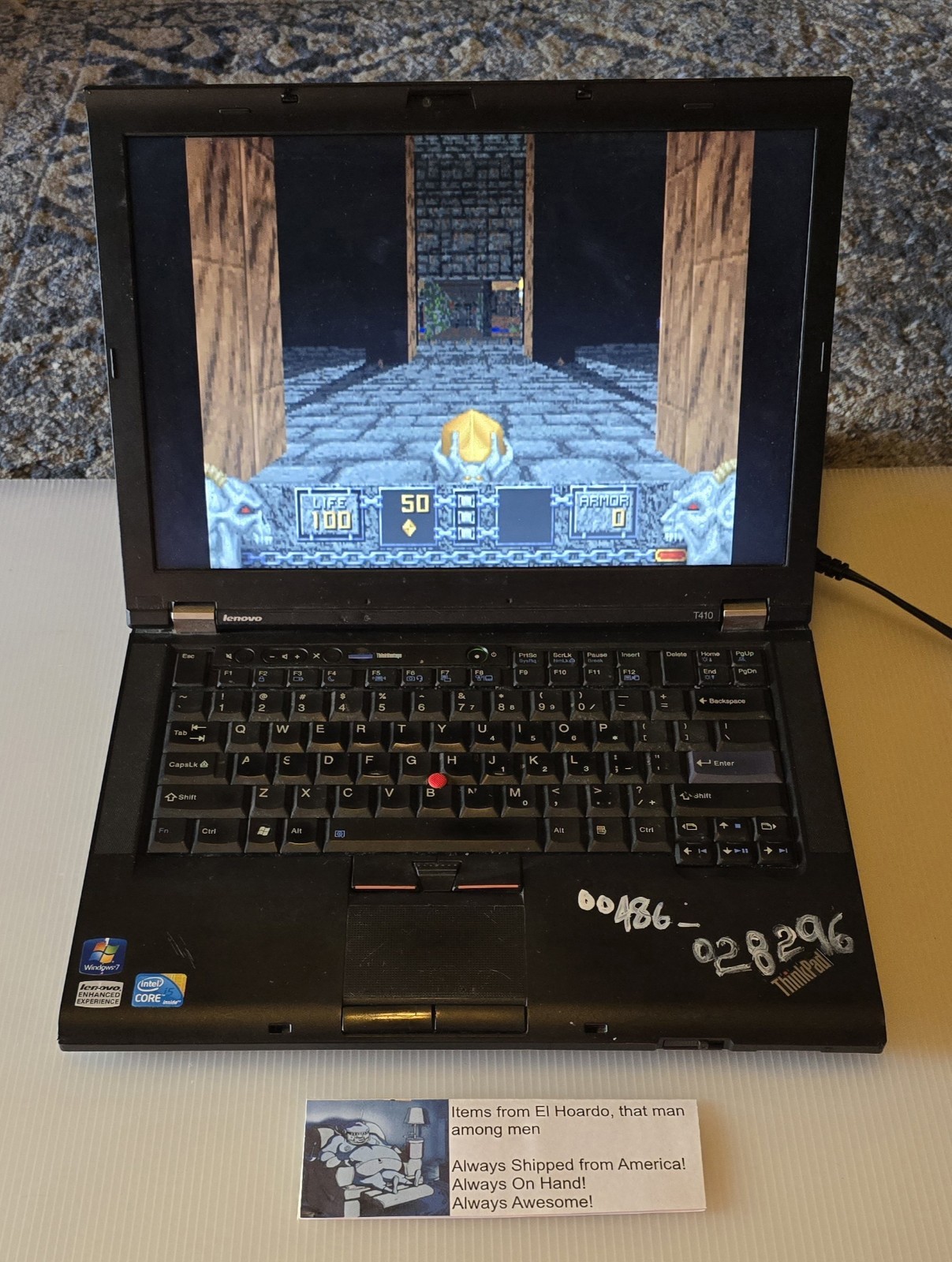 Lenovo ThinkPad T410 14″ Laptop, i5-M520/6GB RAM/500GB HDD/Windows 7 Pro