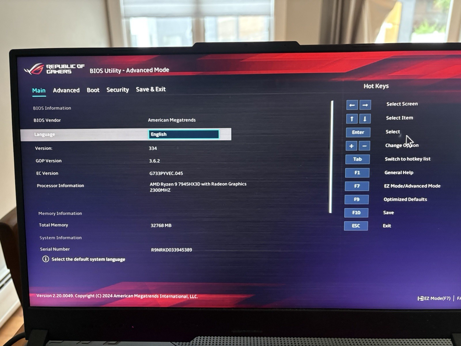 Asus ROG Strix Scar 17x3D RTX 4090 240Hz WQHD Ryzen 9 7945HX3D 32GB 1TB LAPTOP