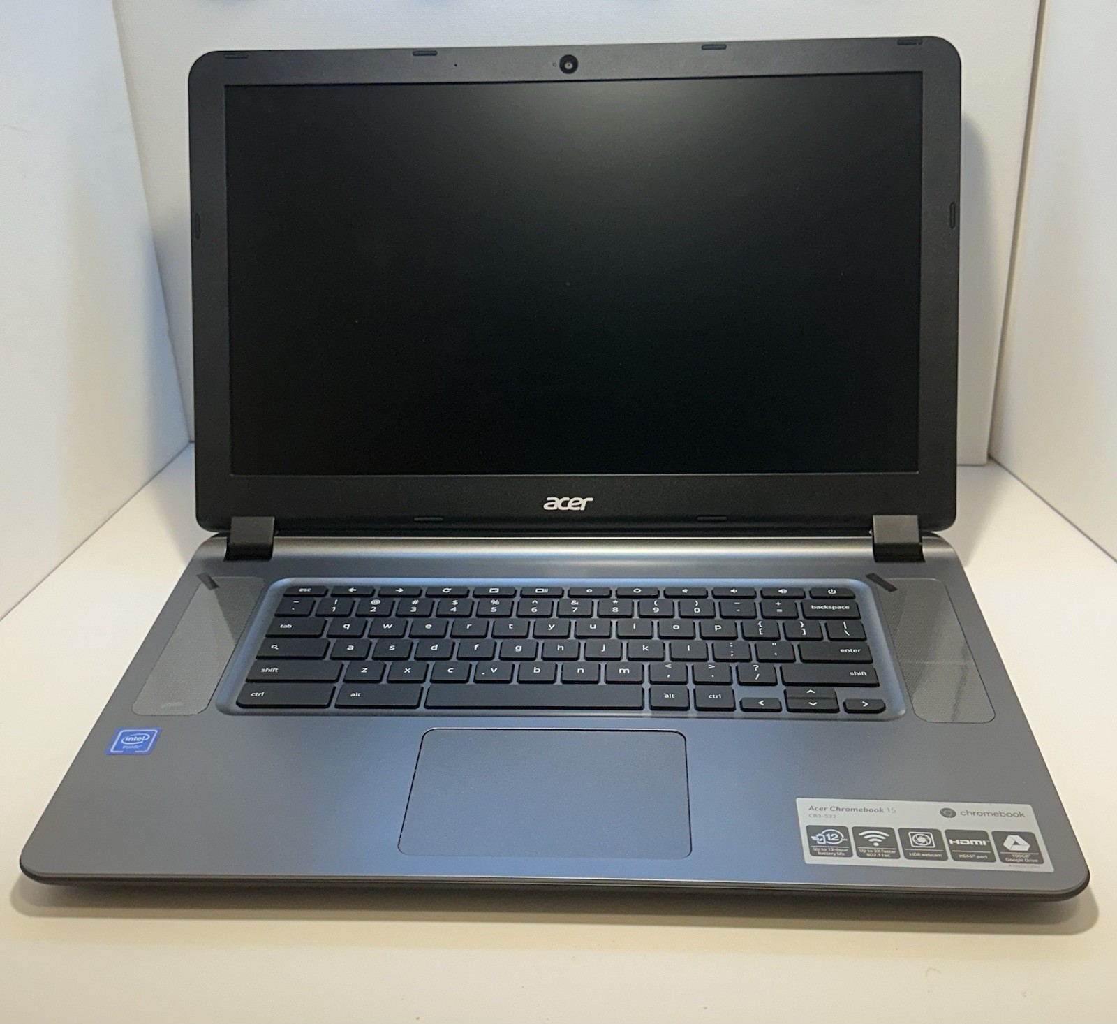 Acer Chromebook 15 CB3-532 – Excellent Condition – Works w/ Charger Only