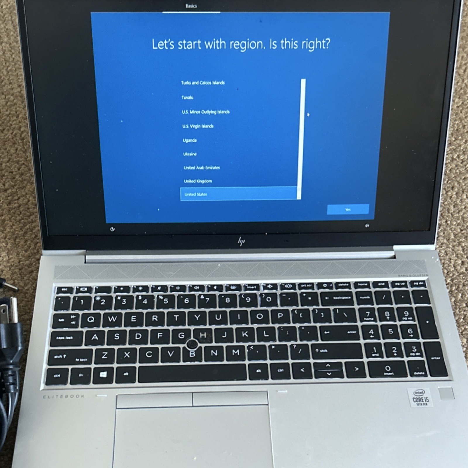 HP EliteBook Silver Laptop Built-in Webcam backlit Keyboard & Windows OS