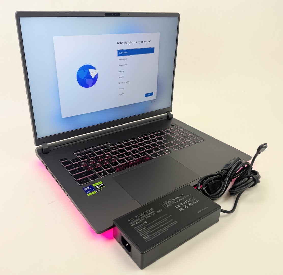 ASUS ROG Strix 18″ QHD 240Hz 2560×1600 Ultra 9 275HX 32GB 1TB RTX 5070 W11H