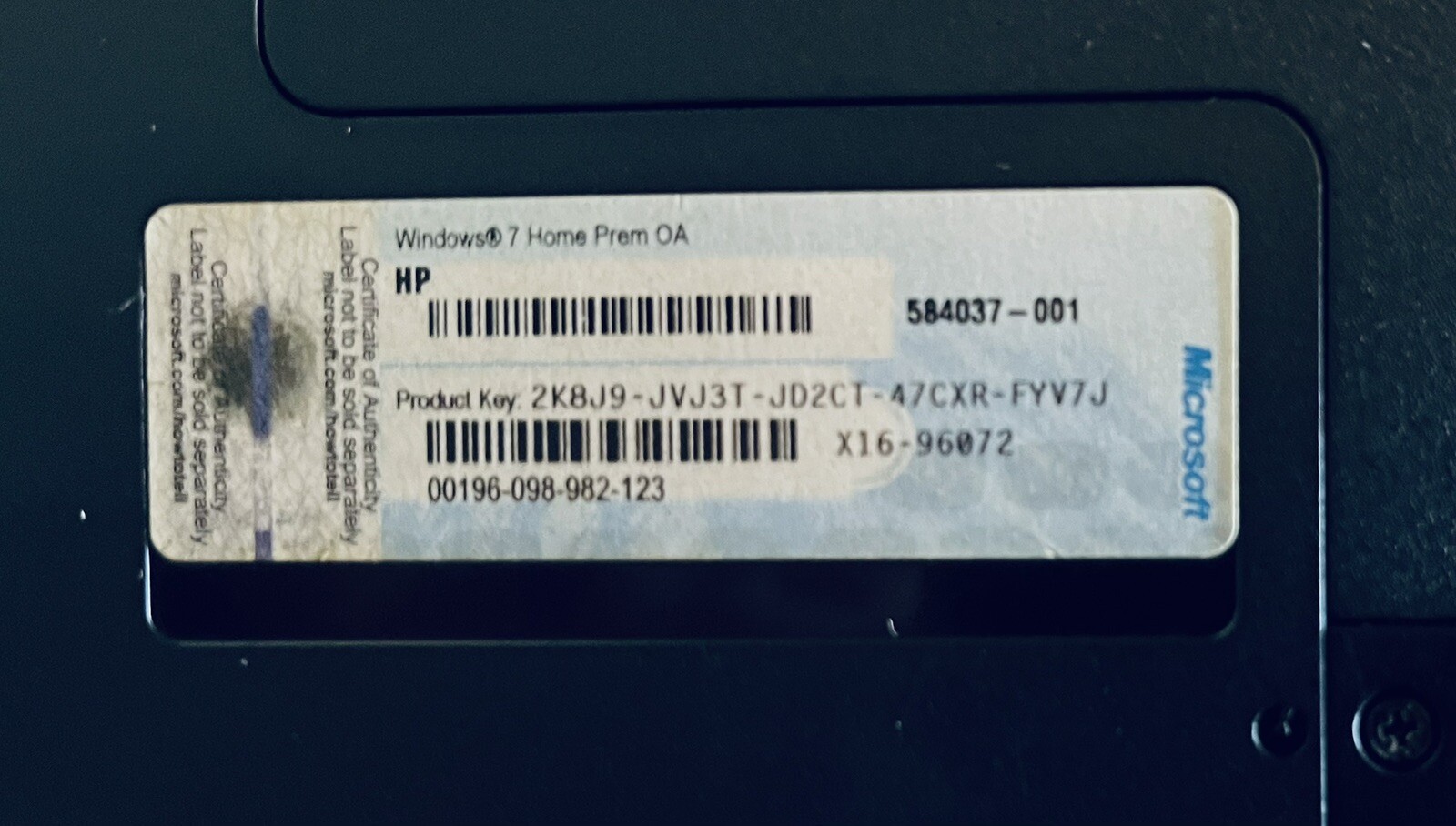 HP G56-129WM Notebook
