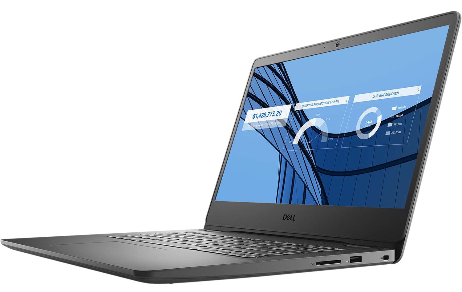 Dell Vostro 3400 14” Intel i5-1135G7 8GB 256GB SSD+1TB HDD MX330 Ubuntu 20.04