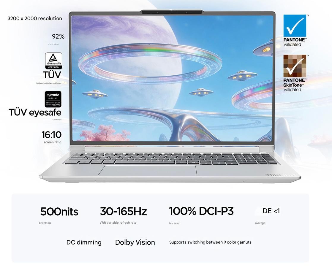 Lenovo ThinkBook 16+ 2026 Laptop Intel Cor Ultra 7 356H RTX5060 16″ 3.2K 165Hz