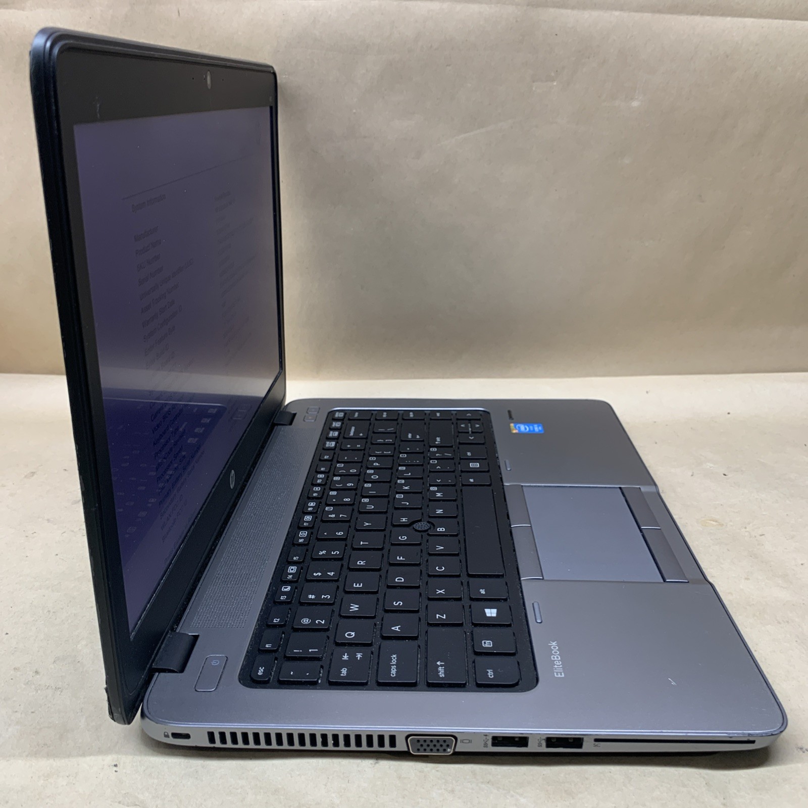 HP EliteBook 840 G1 14″, Intel Core i5-4300U @ 1.9GHz, 8GB RAM, No SSD/OS