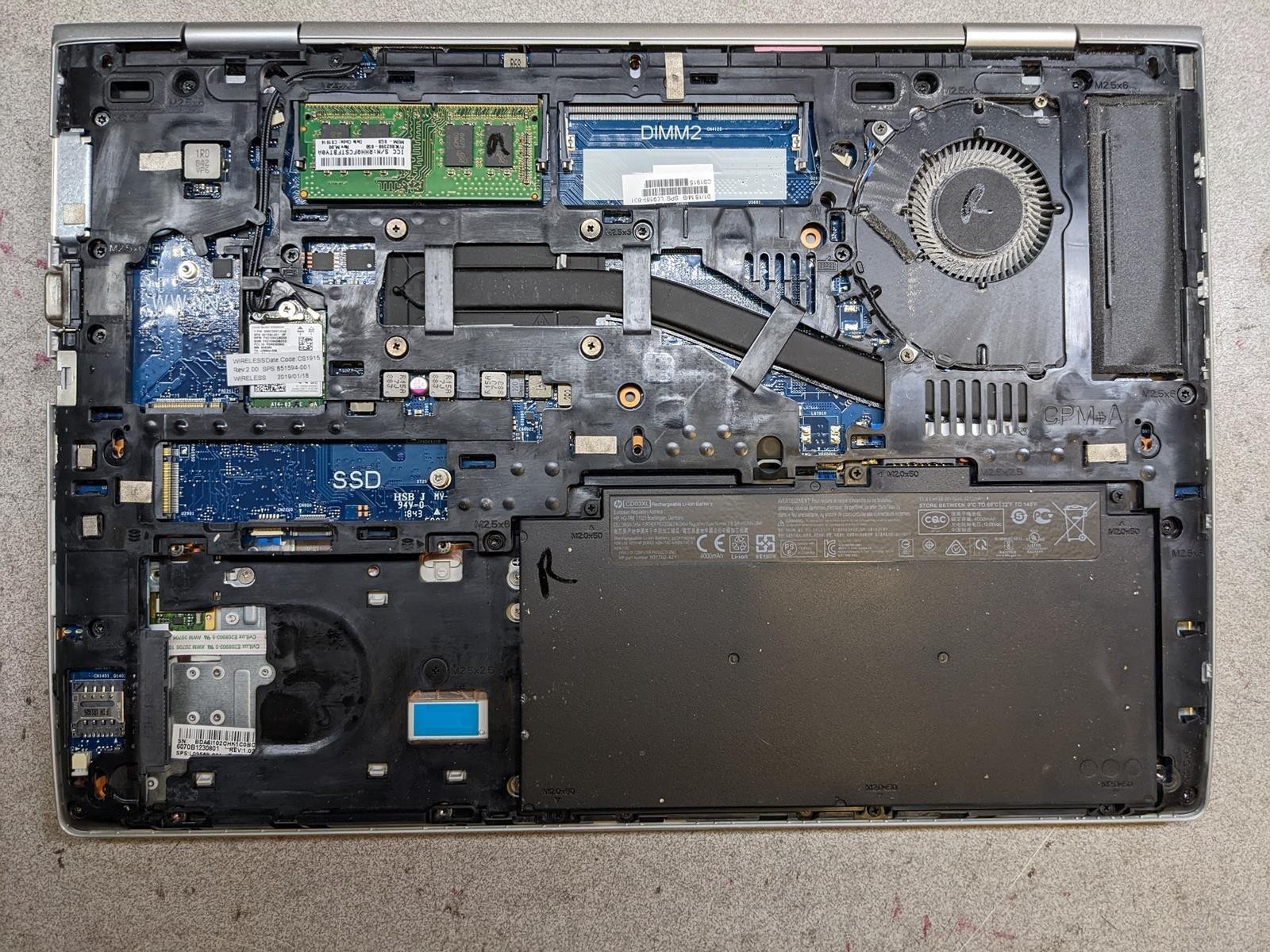 HP PROBOOK 640 G4 i5-8350U @ 1.70GHz, 8GB RAM, NO HDD/OS