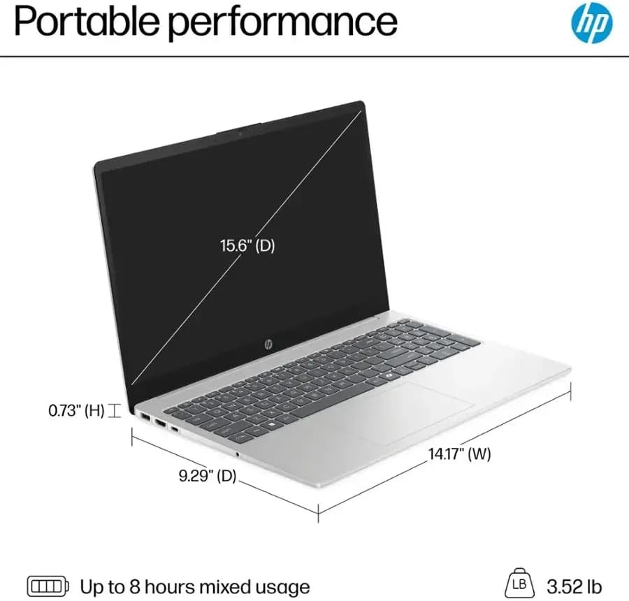HP 2025 Touch Laptop 15.6″ HD Intel i3-1315U UP TO 64GB RAM,2TB SSD Win 11 PRO