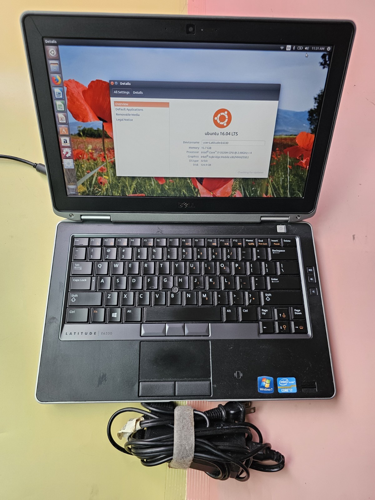 Dell Latitude E6330 Core i7-3520M 16GB RAM 128GB SSD WEBCAM BACKLIT BLUETOOTH
