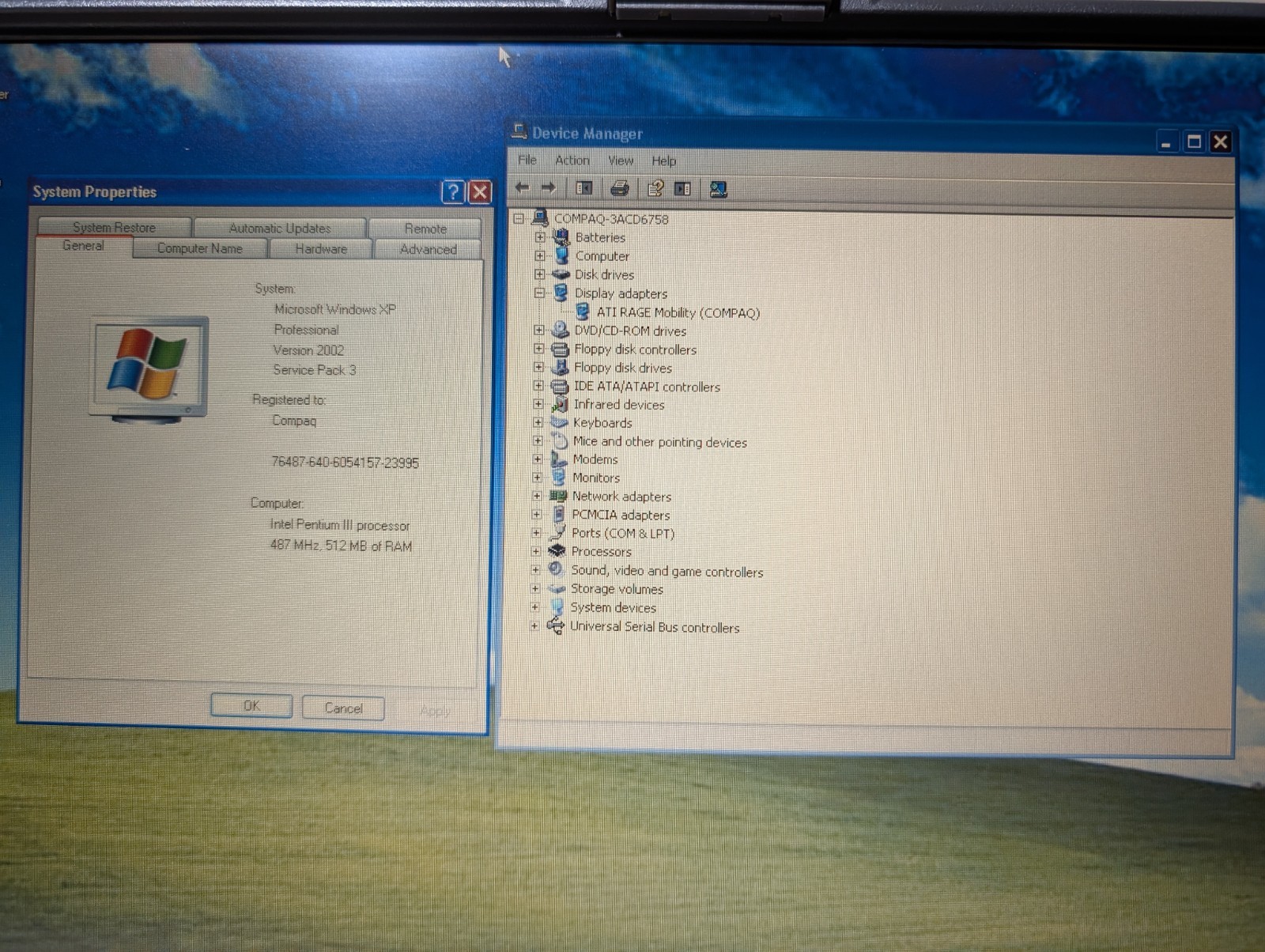 15″ Compaq Armada | Pentium III 512MB 80GB HDD | Win 98 + XP Vintage 1999 Beauty