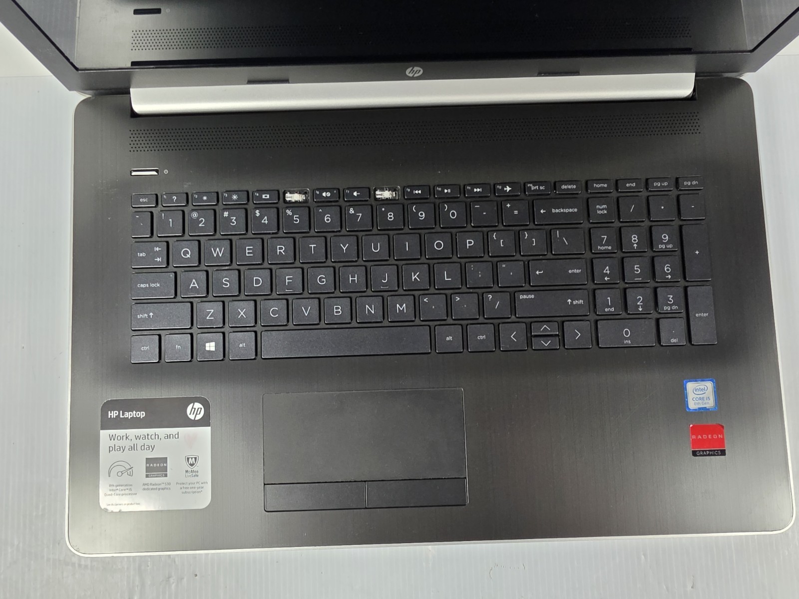 HP Laptop 17-by1xxx 17.3″ i5-8265U 12GB 1TB HDD No OS Motherboard