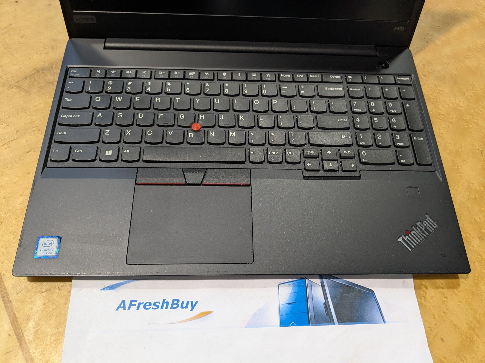 Lenovo ThinkPad E590 15.6″ Intel Core i7-8565U 1.8Ghz 8GB Ram 256GB SSD No OS/AC