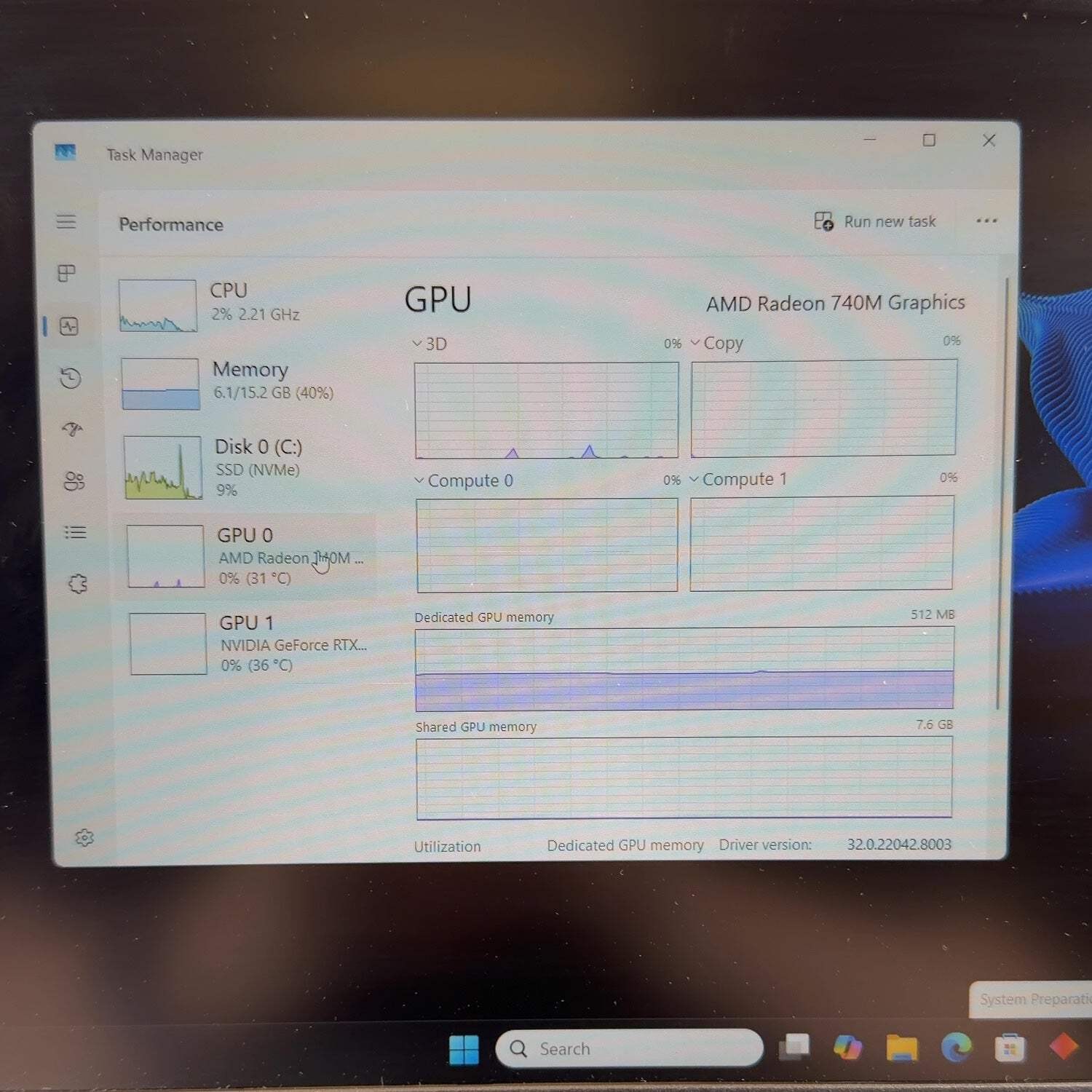 HP Victus 15-fb3093dx 15.6″ Ryzen 7 7445HS 3.20GHz 16GB 512GB GeForce RTX 4050