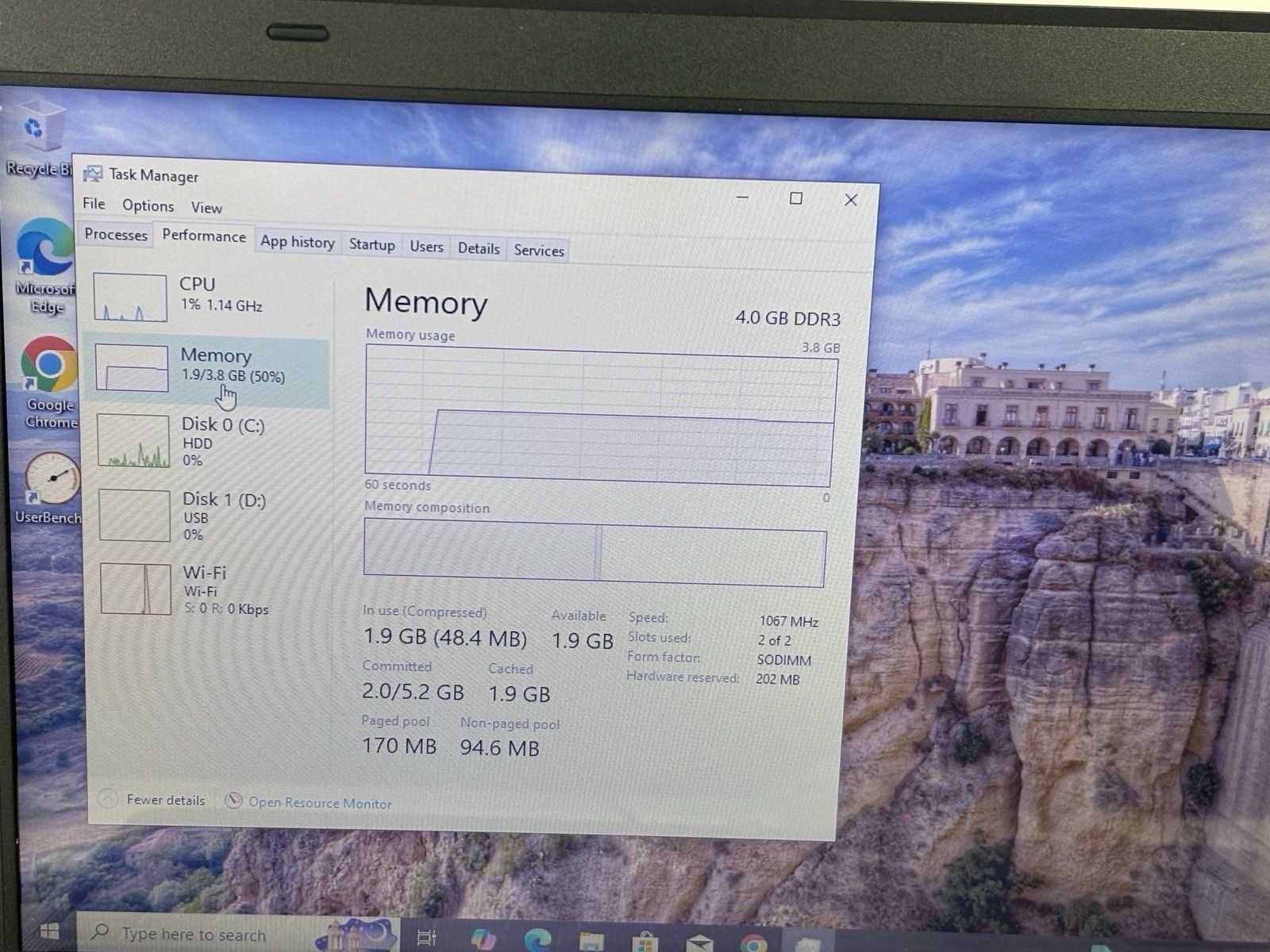 Toshiba Satellite C655 i3 M380 2.53GHz 4GB RAM 298GB HDD WIN 10 PRO *READ*