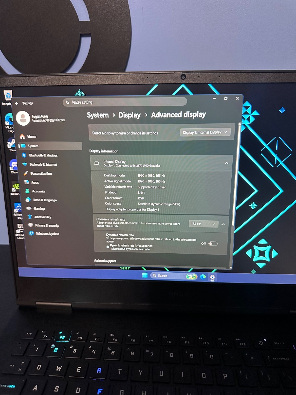 HP OMEN 16 16in i7-13700HX 32GB 2TB Samsung Pro SSD RTX 4070 Win11 Black