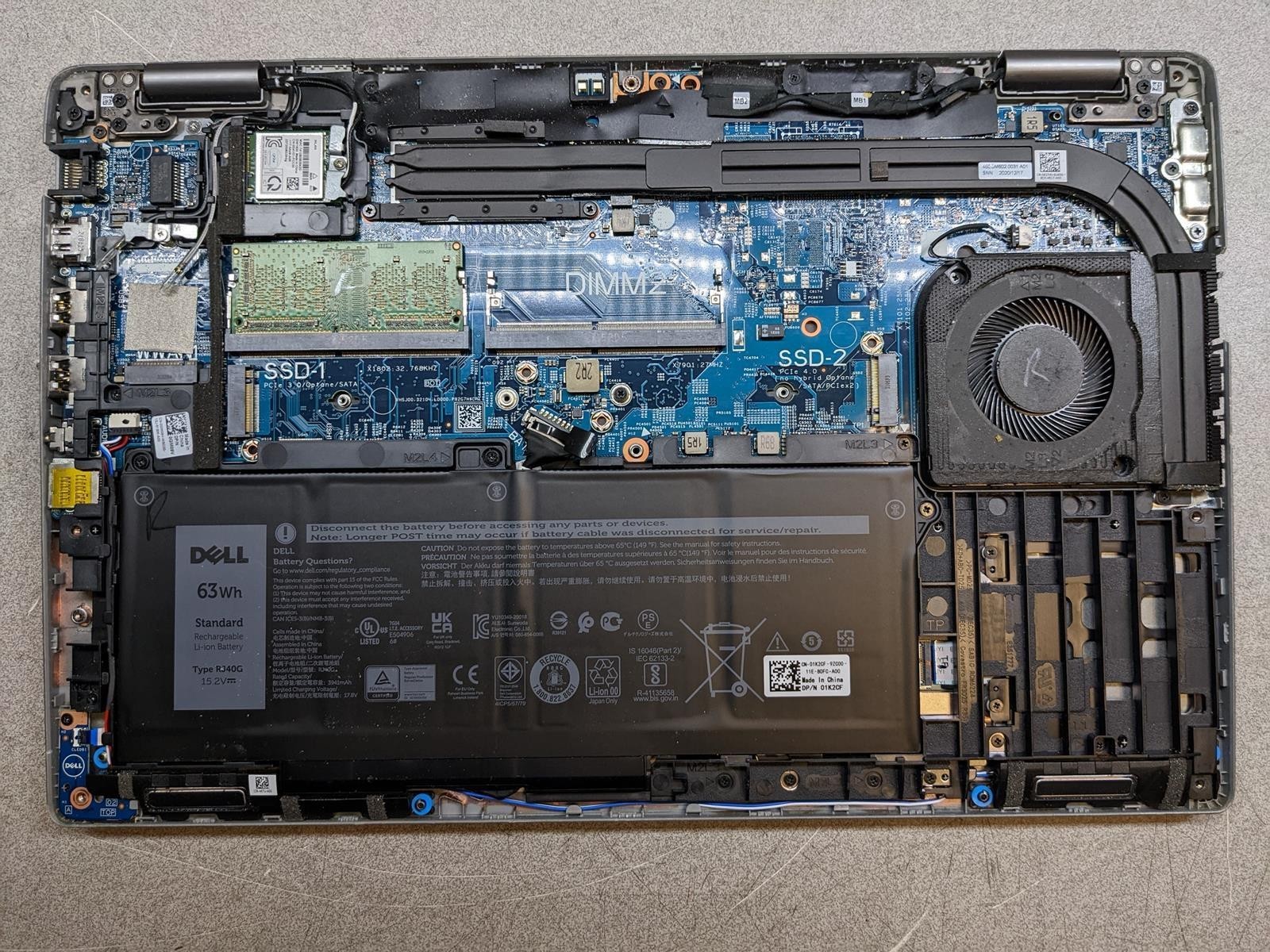 DELL LATITUDE 5520 i5-1135G7 @ 2.4GHz, 4GB RAM, NO HDD/OS