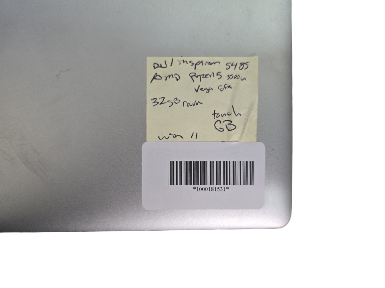 Dell Inspiron 5485 AMD Ryzen 5 3500U@2.1GHz 32GB Ram 256GB SSD Win 11 Touch