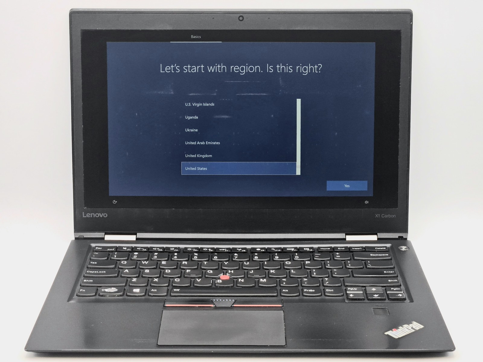 Lenovo ThinkPad X1 Carbon 4th Gen 14″ QHD I7-6600U 256GB SSD 16GB W10P FPR