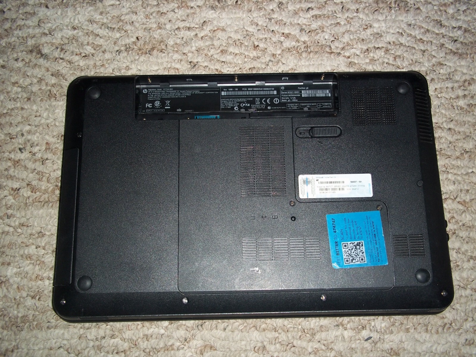 HP Pavillion G6 for parts *41