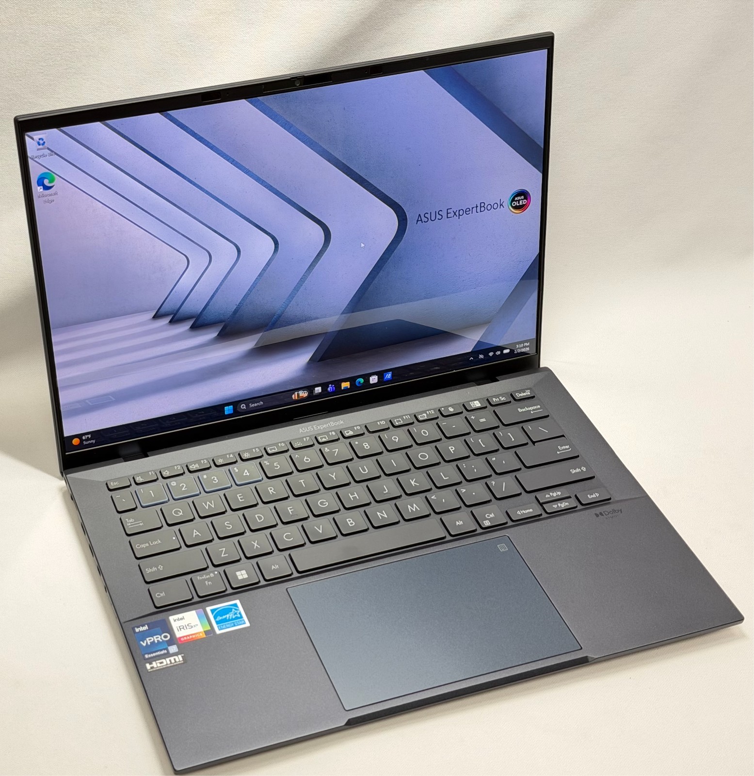 ASUS ExpertBook B9 B9403CVA 14″ OLED i7-1335U with vPro NFC login Win 11 Pro BK