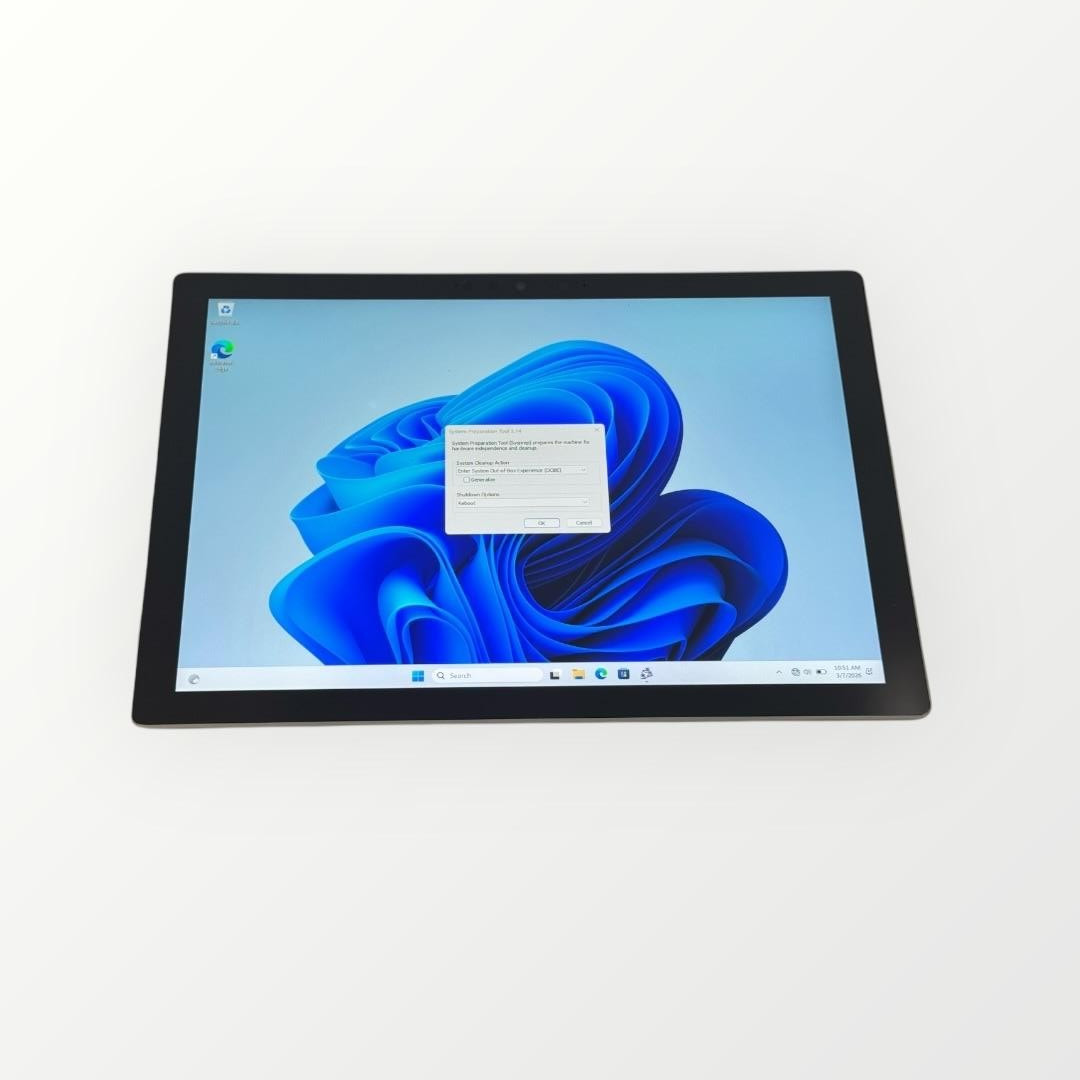 Microsoft Surface Pro 7 12.3″ i5 8GB RAM 128GB SSD Platinum Tablet Only – READ