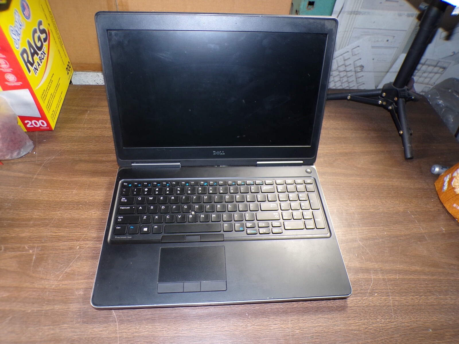DELL PRECISION 7520 INTEL CORE i7 8GB RAM **BIOS L0CKED