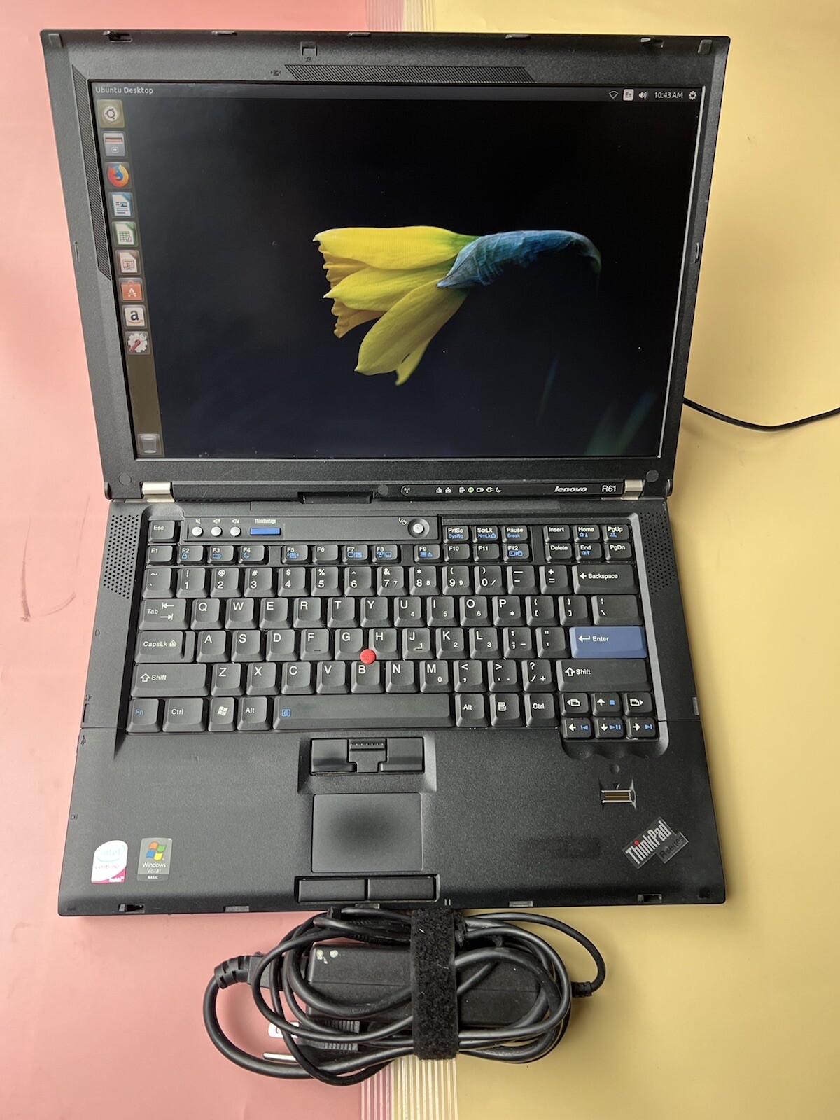 LENOVO THINKPAD R61 Intel Core 2 Duo 3GB RAM 160GB HDD WIFI LINUX MINT