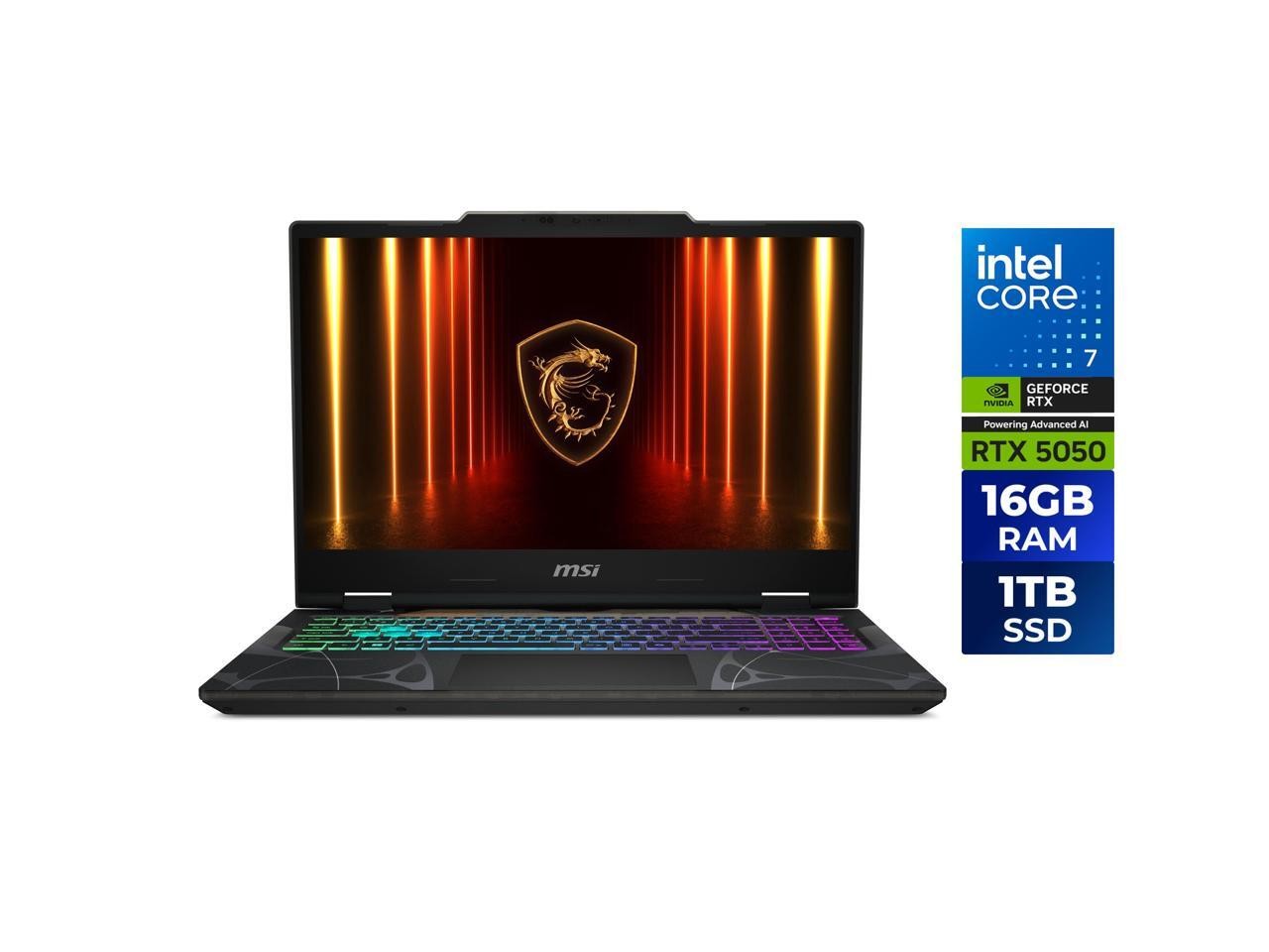 MSI Cyborg 15 – 15.6″ FHD 144 Hz – Intel Core 7 240H – GeForce RTX 5050 – 16GB