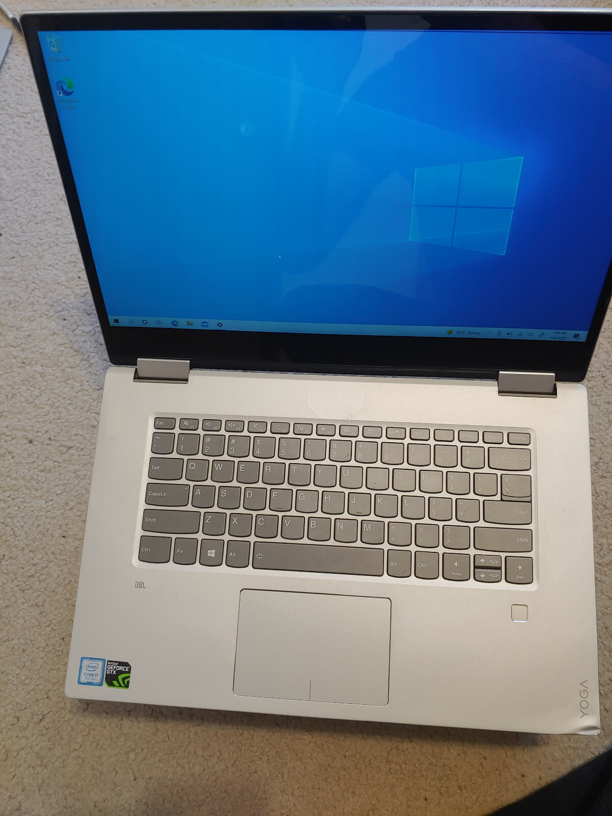 *READ* Lenovo Yoga 720 15.6″ 4K Touch-Screen Laptop,i7-7700HQ, 16GB RAM GTX 1050