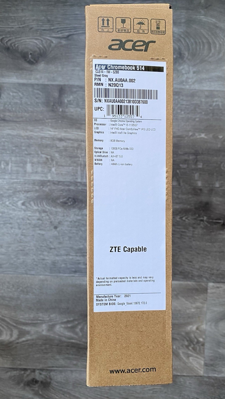 Acer Chromebook 514 CB514-1W-5280 14” FHD i5 8GB 128GB SSD Brand New Sealed