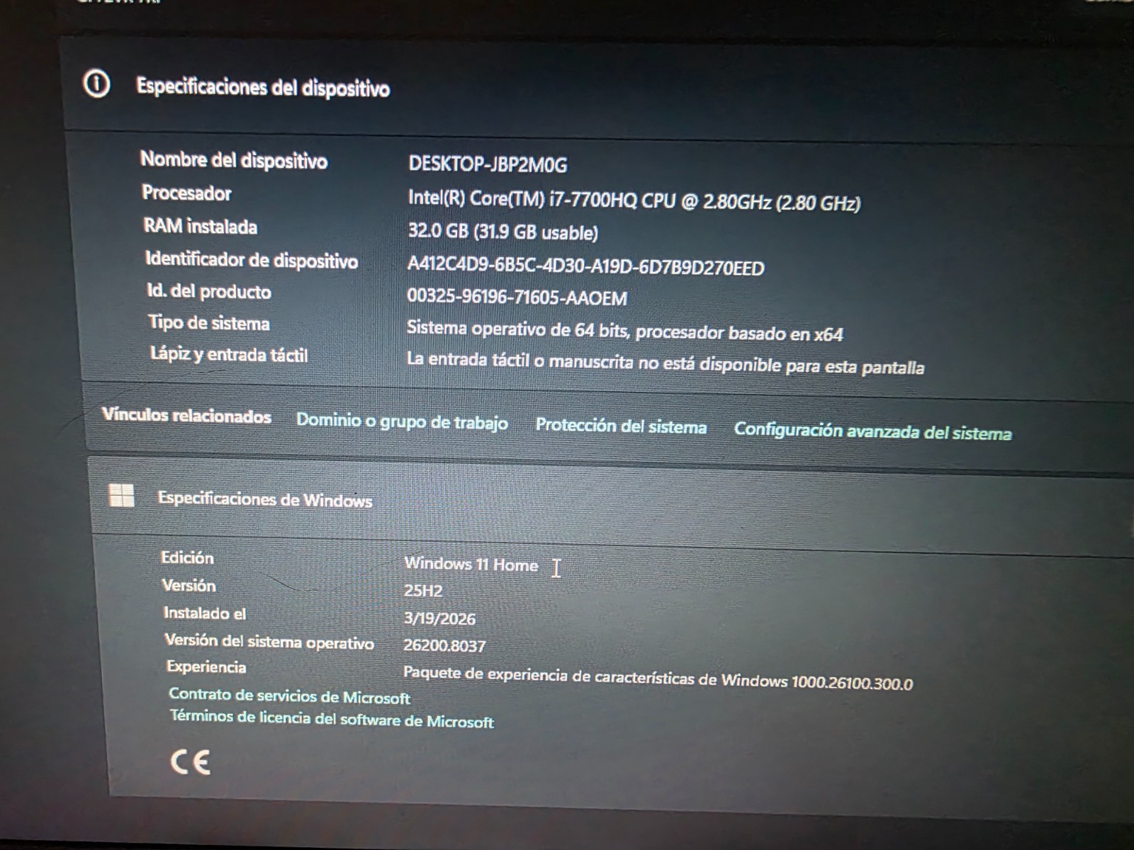 MSI GAMING GF72VR Intel Core i7-7700HQ 32GB 512GB SSD + 1TB HDD NVIDIA GTX 1060