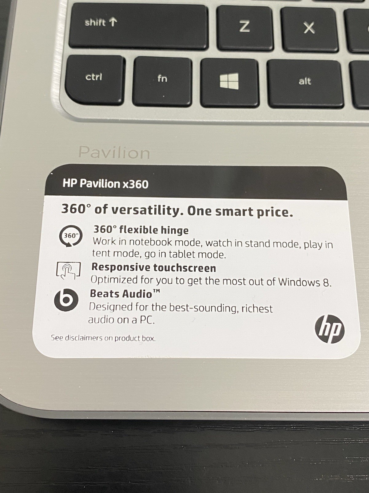 HP Pavilion 11-n010dx X360 2in1 Laptop 14” Intel Pentium Windows 8 4GB 64Bit