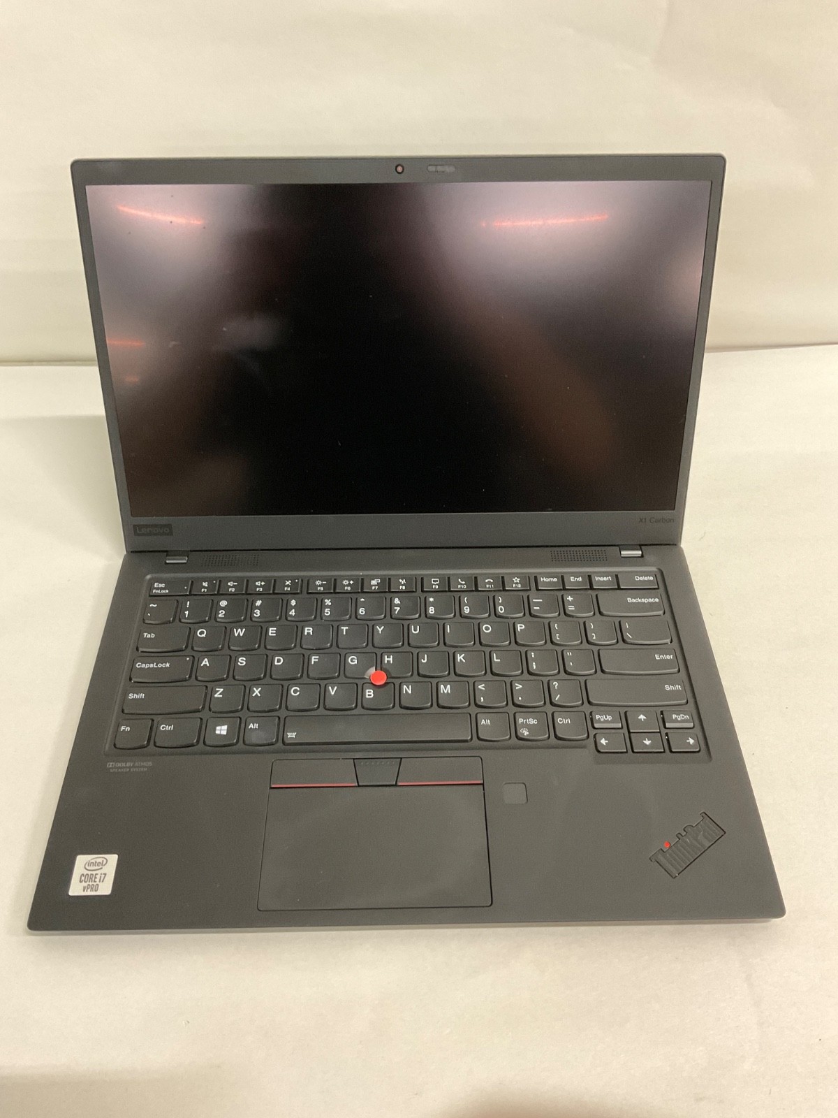 Lenovo Thinkpad X1 Carbon Gen 8 Intel i7-10610U 16GB RAM NO SSD NO OS Bad Batt