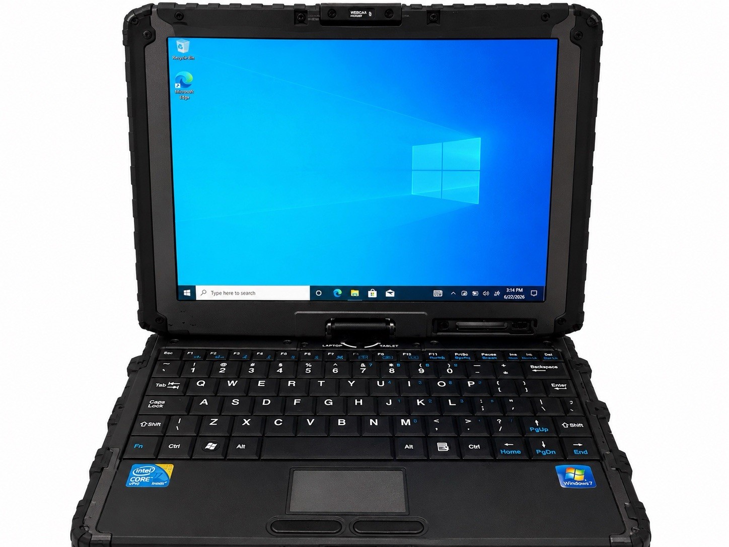 GETAC V100 MULTITOUCH RUGGED NOTEBOOK, I5-3320M,500GB,4GB,WIN10P