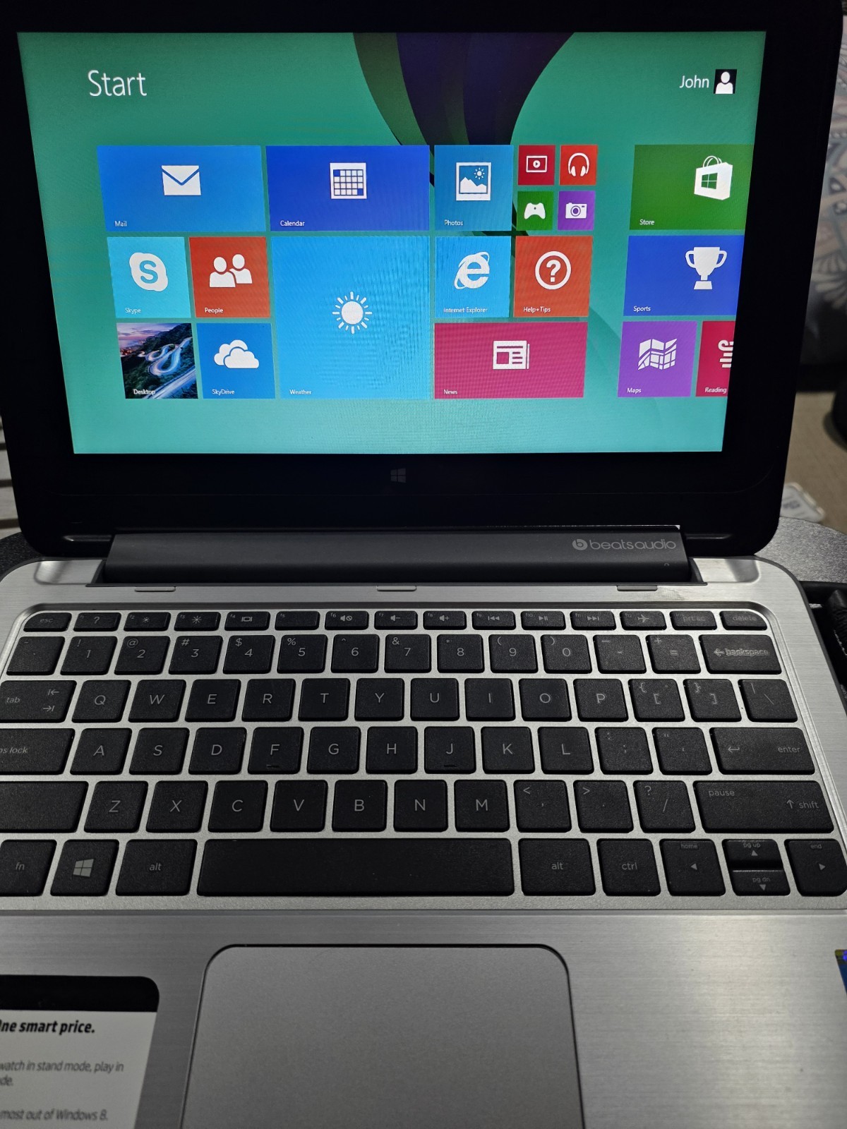 HP Pavilion X360 RT3290 Laptop Audio Beats Intel Pentium N3540 2.16GHz