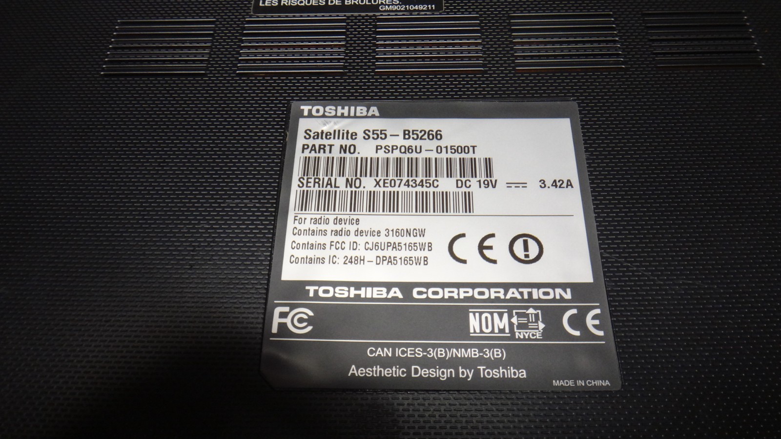 Toshiba Satellite S55-B5280, 15.6″, I7, 16 GB, 1TB, Wins10, good laptop(295)
