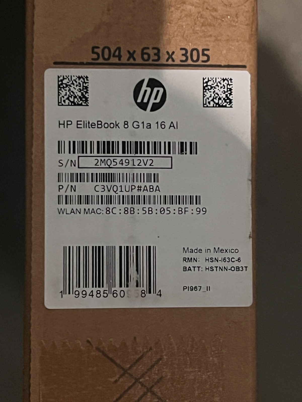 HP EliteBook 8G1a 16 AI RA7 P350 16 32GB/1T PC (C3VQ1UP)
