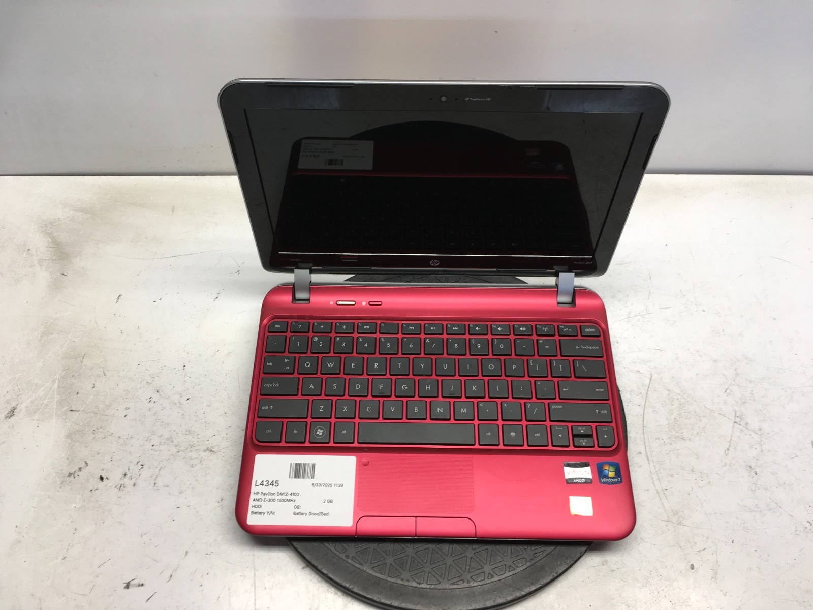 HP Pavilion DM1Z-4100 AMD E-300 1300MHz 2 GB NO HDD/Battery