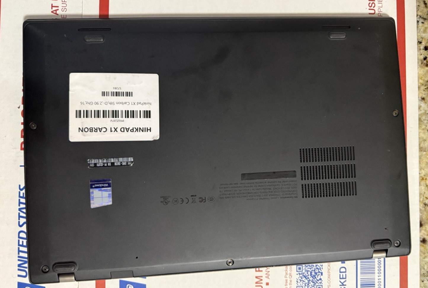 Lenovo ThinkPad X1 Carbon Gen 8 14″ i7-10610U 2.80Ghz 16GB RAM 500GB SSD WIN 11