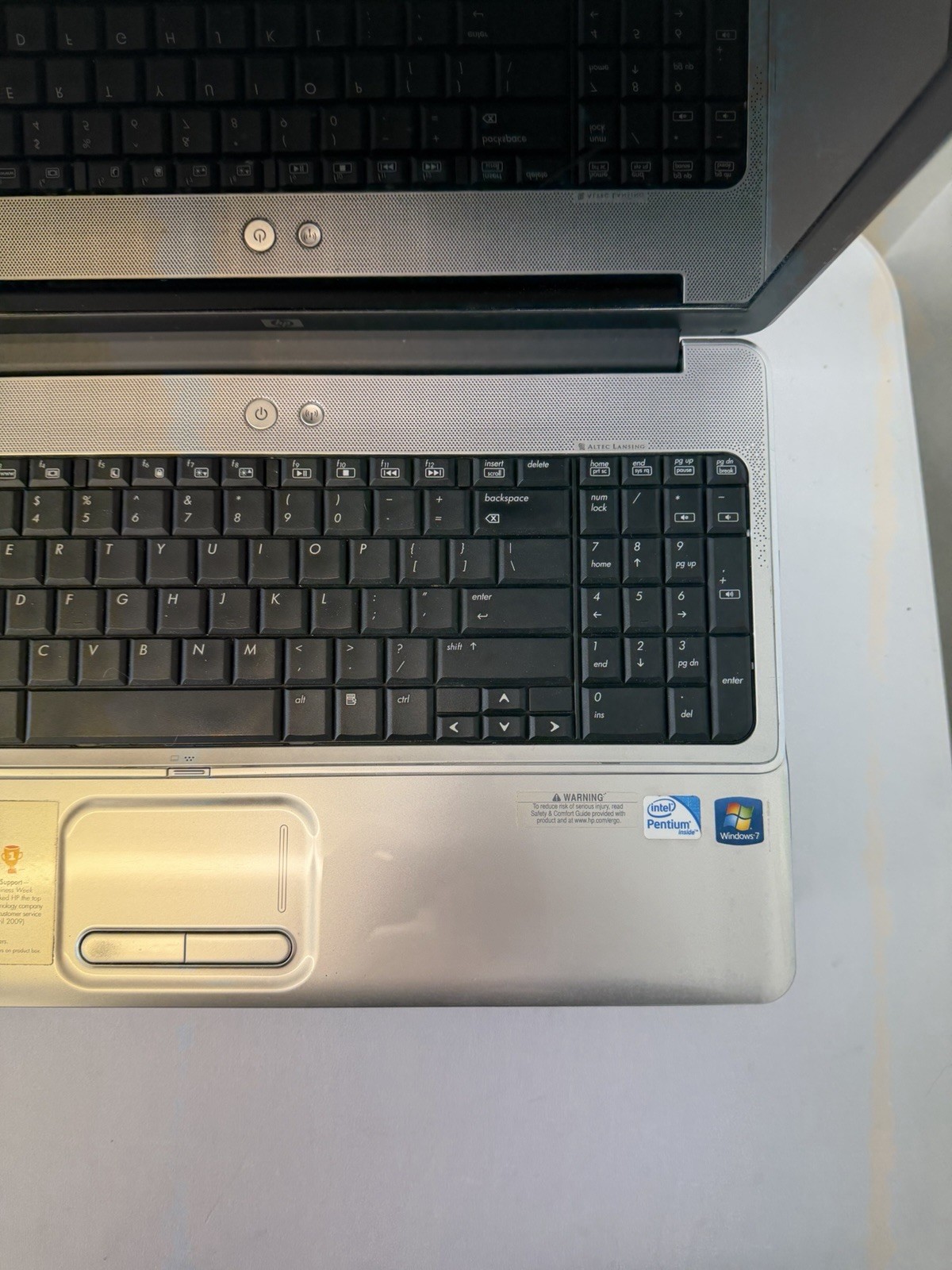 HP Notebook G60-630US Laptop – Good Screen – Intel Pentium T4400 – Read Des