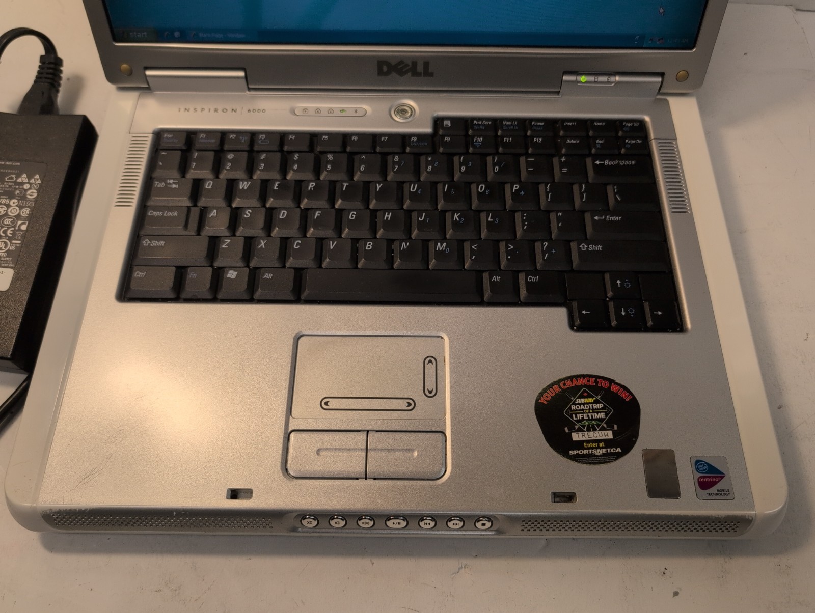 🔥 Dell Inspiron 6000 15.4″ Laptop Pentium M 1.86GHz/2GB/60GB HDD/Win XP (READ)-