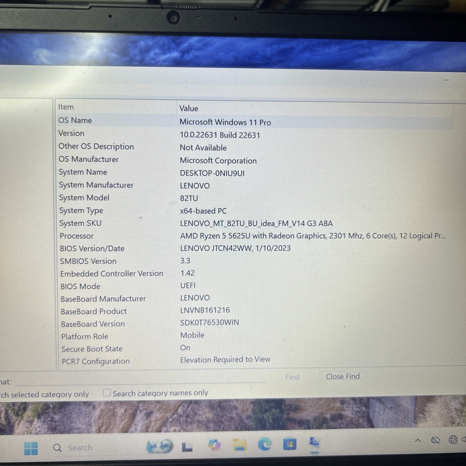 Lenovo V14 G3 ABA AMD Ryzen 5 5625U with Radeon Graphics|256GB 8GB W11pro|