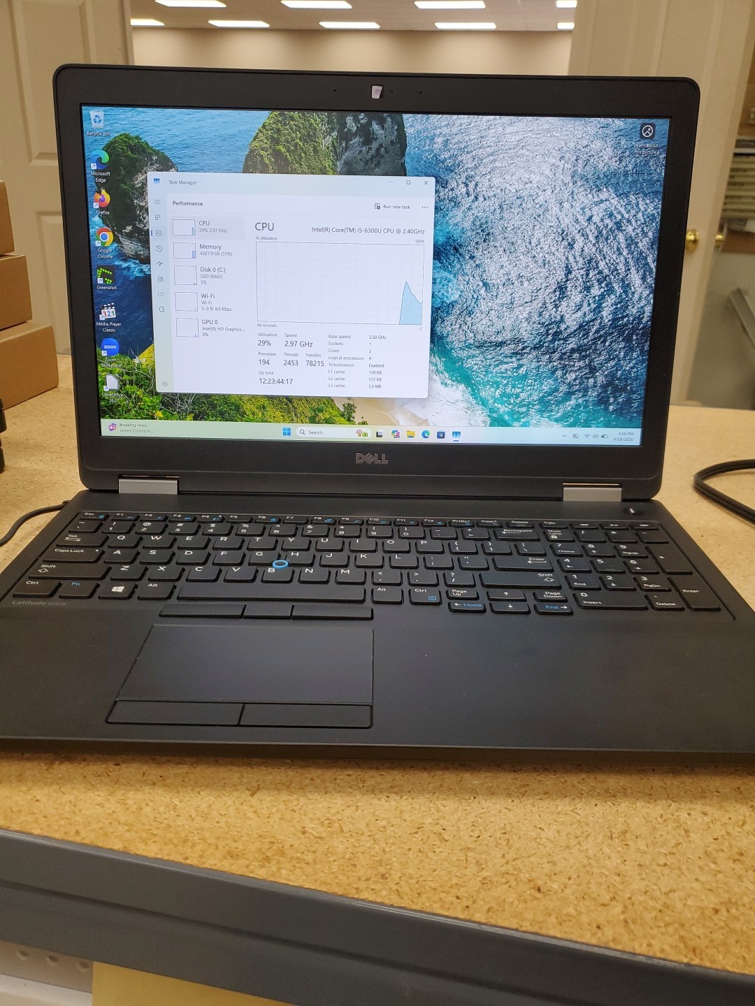 Dell Latitude E5570 15.6″ (500g SSD, Intel Core i5 6th Gen., 8GB) 042026-4