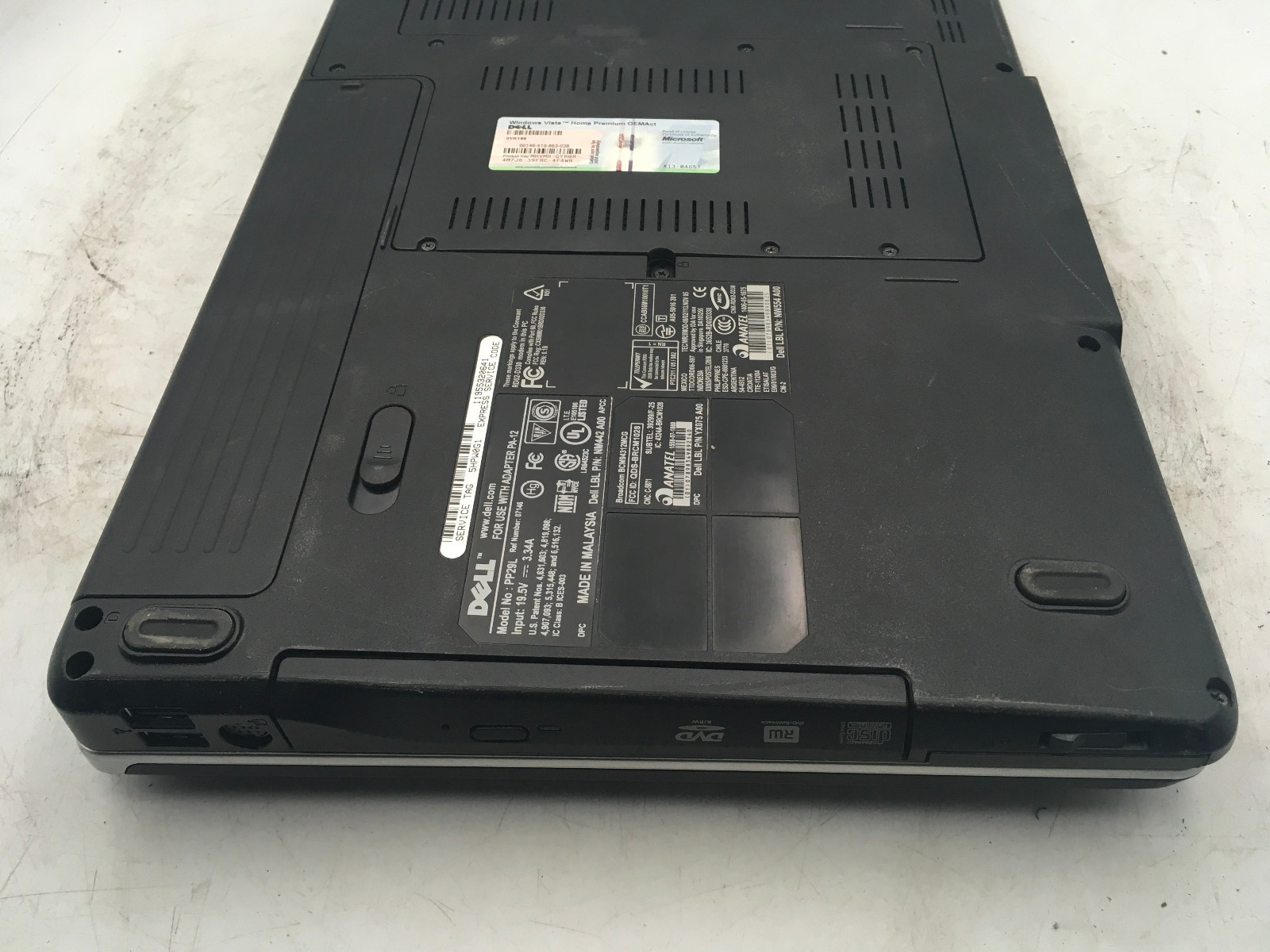 DELL INSPIRON 1525 – BOOTS TO BIOS – INTEL PENTIUM DUAL CORE – 4GB RAM – READ-BB