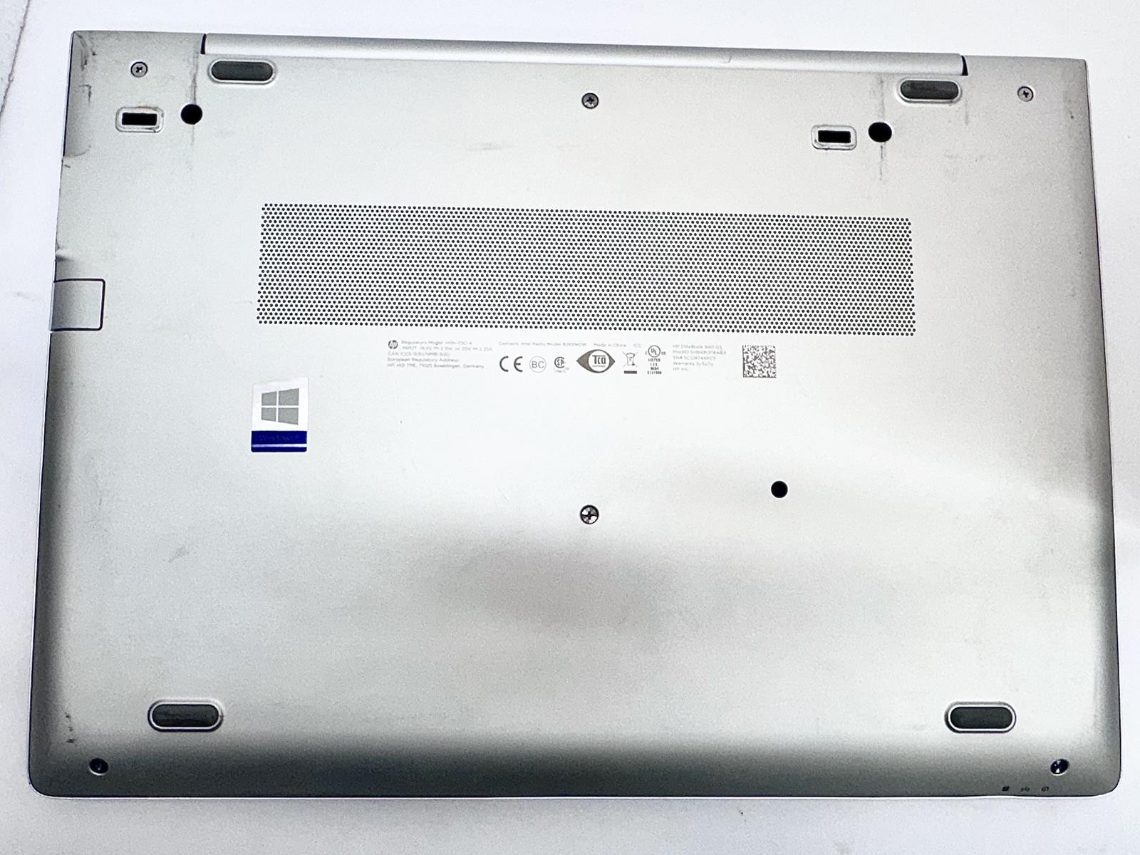 HP EliteBook 840 G5, Intel Core i5-7200U CPU @ 2.50GHz, 8GB RAM, 256GB NVMe 4424