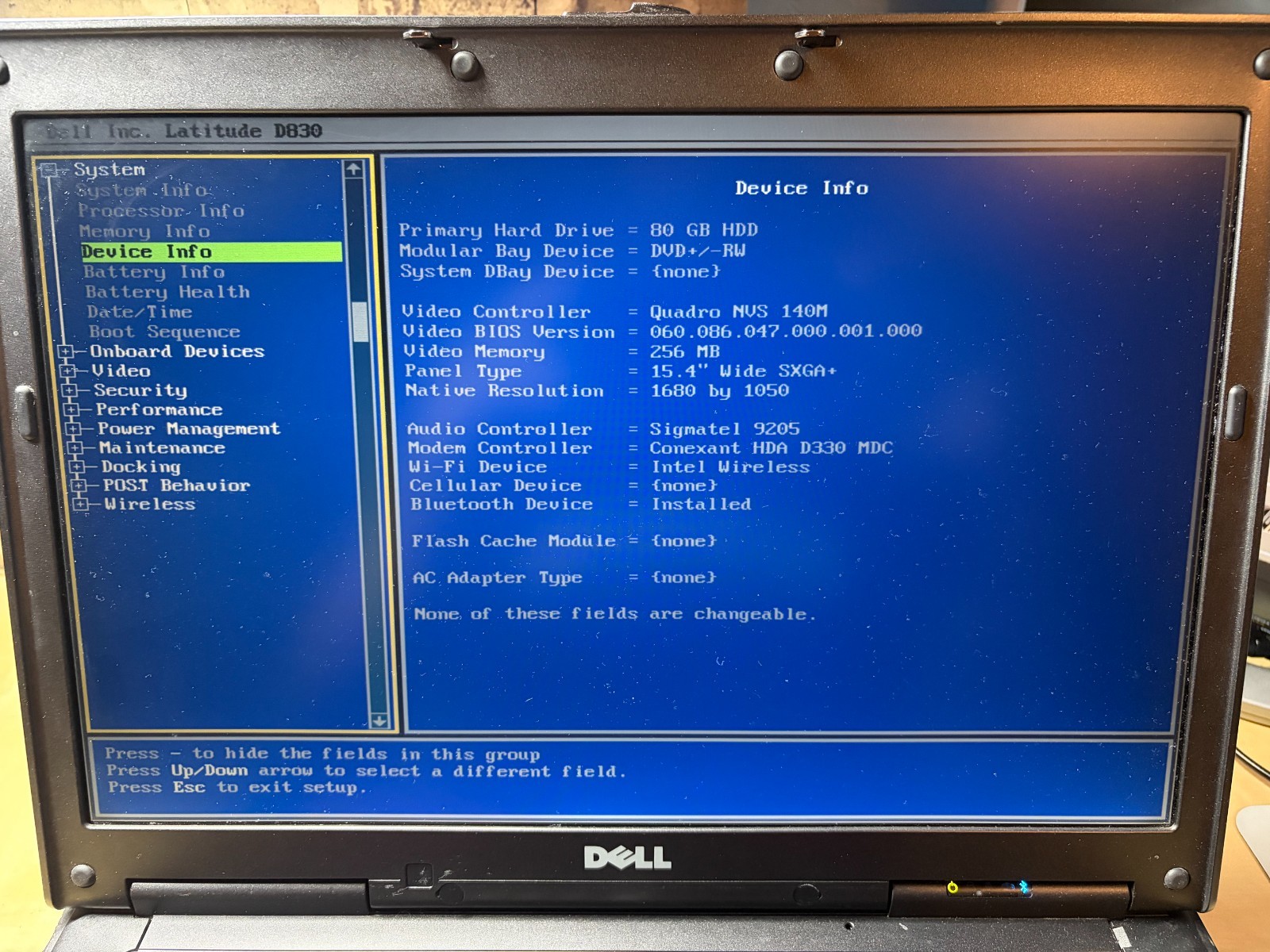 PINK Dell Latitude D830 laptop Intel Core2 Duo T9300 4GB DDR2 667 RAM 80GB HD