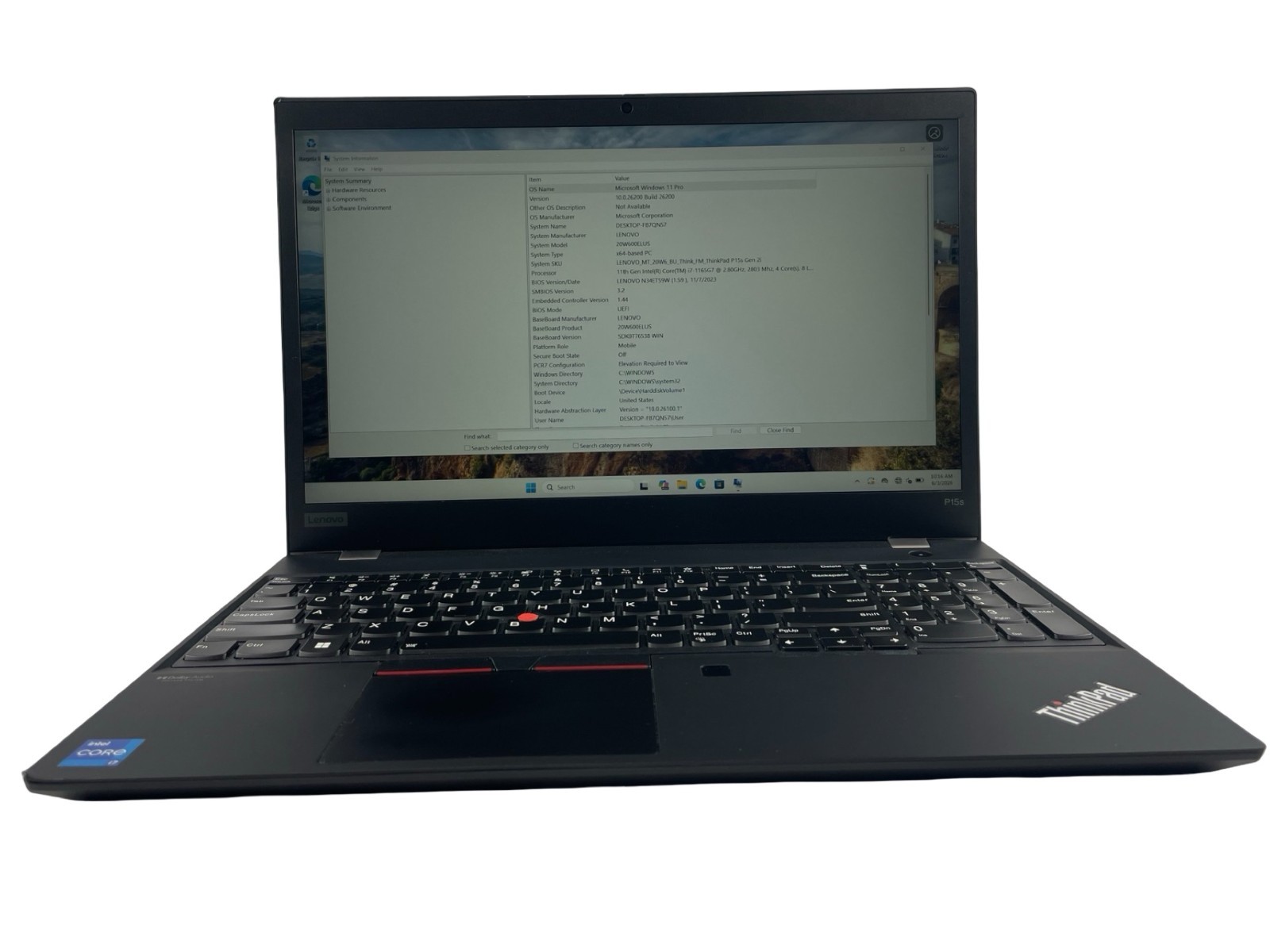 Lenovo Thinkpad P15s Gen 2i i7-1165G7 2.8Ghz 32GB RAM 1TB NVMe,WIN11pro