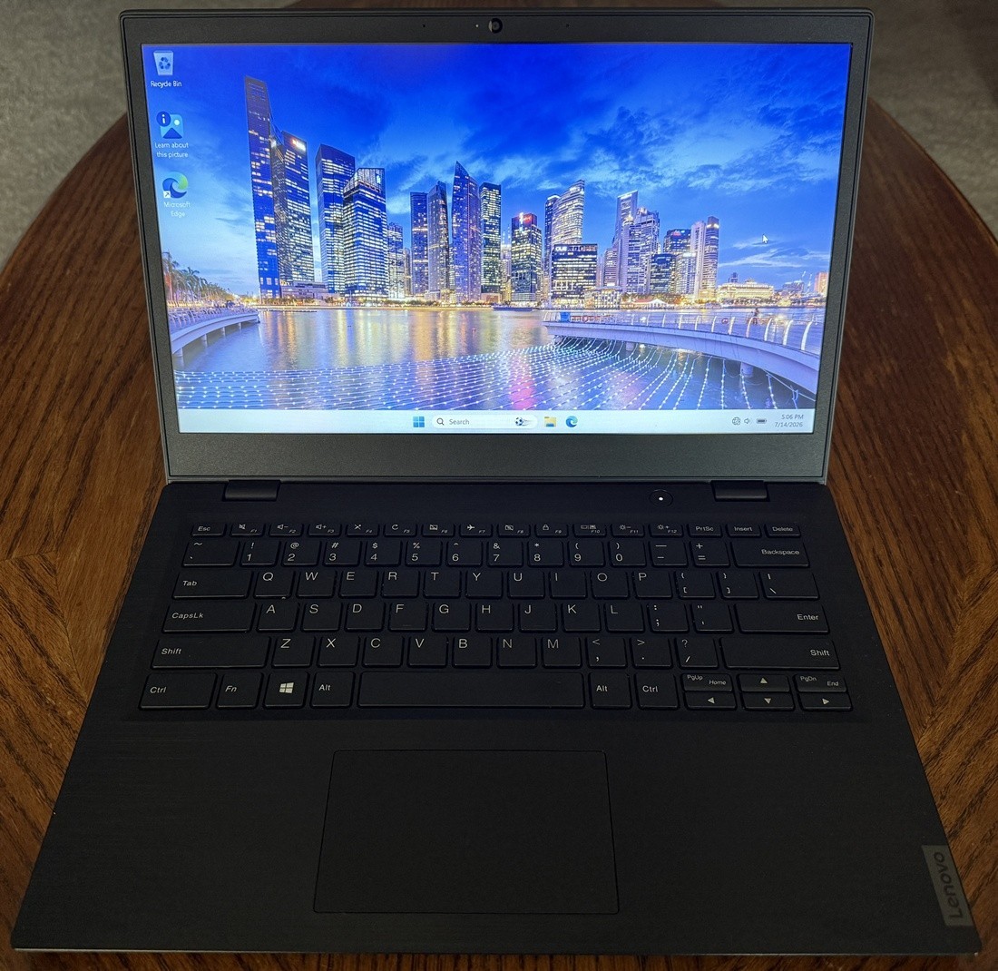 Lenovo 14w 14″ FHD Laptop Windows 11 AMD A6-9220C 4GB 64GB eMMC
